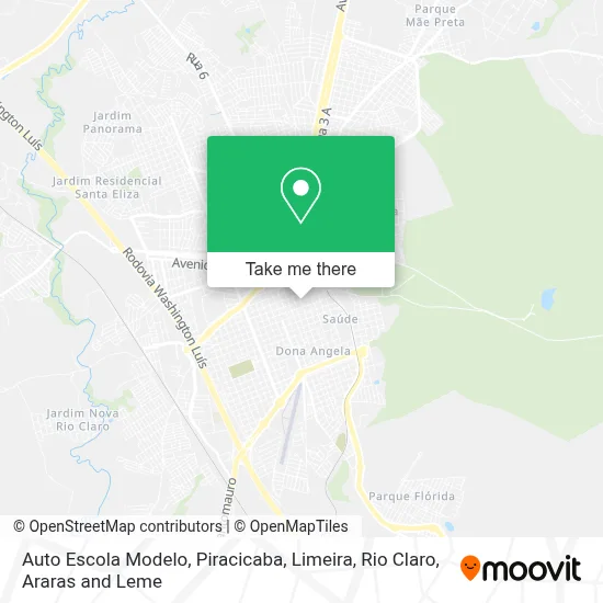 Auto Escola Modelo map