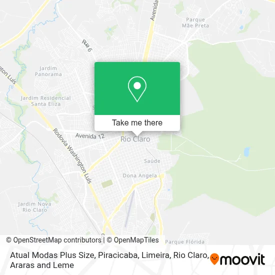 Atual Modas Plus Size map