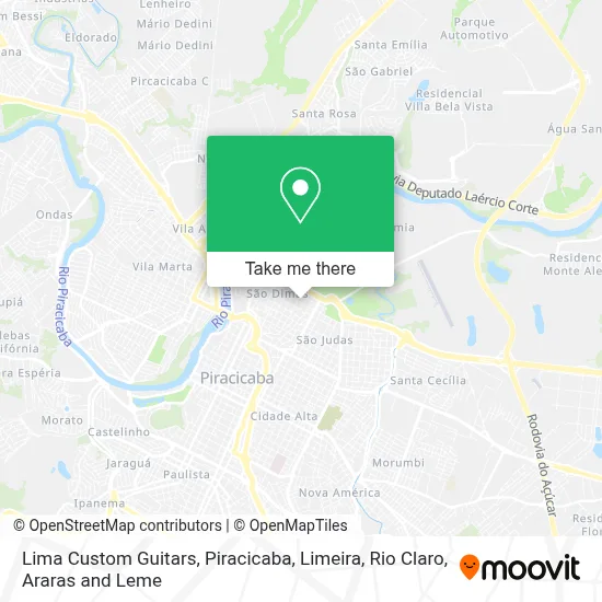 Lima Custom Guitars map
