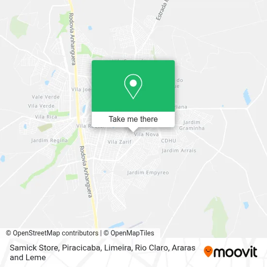 Samick Store map