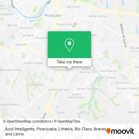 Azul Inteligente map