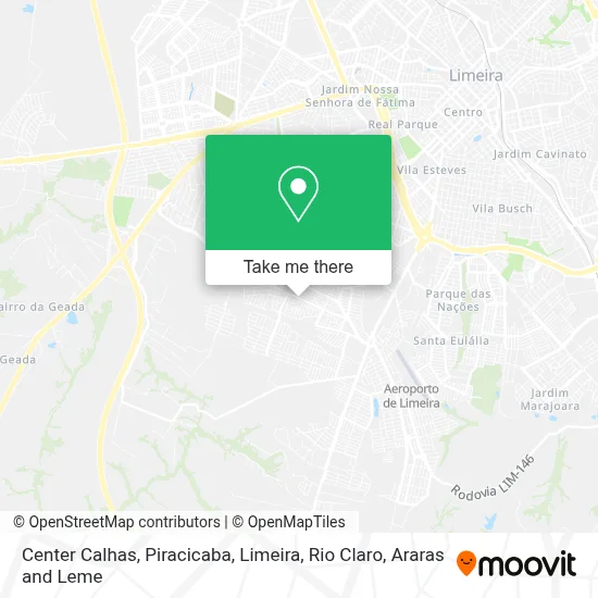 Center Calhas map