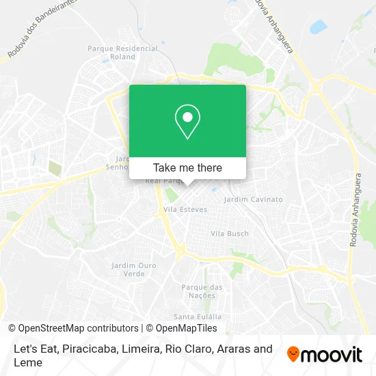 Let's Eat map