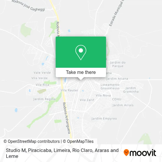 Studio M map