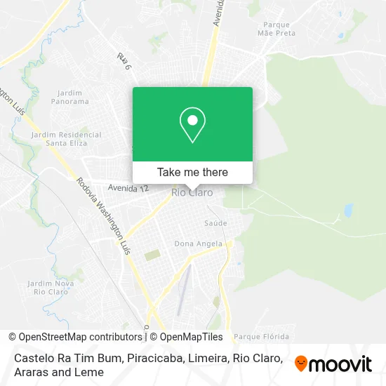 Castelo Ra Tim Bum map