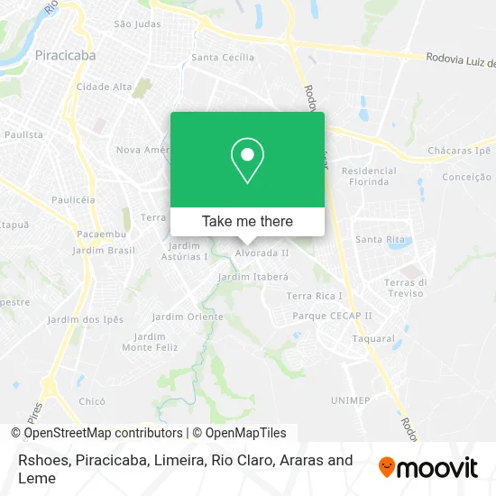 Rshoes map