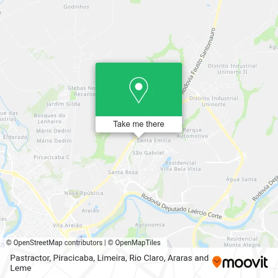 Pastractor map