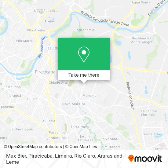 Max Bier map