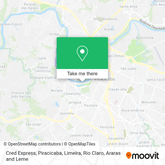 Cred Express map