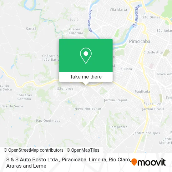 S & S Auto Posto Ltda. map