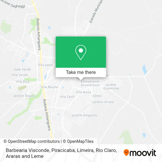 Barbearia Visconde map