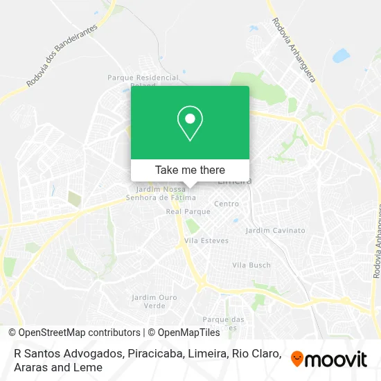 R Santos Advogados map