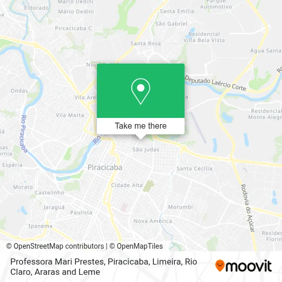 Professora Mari Prestes map