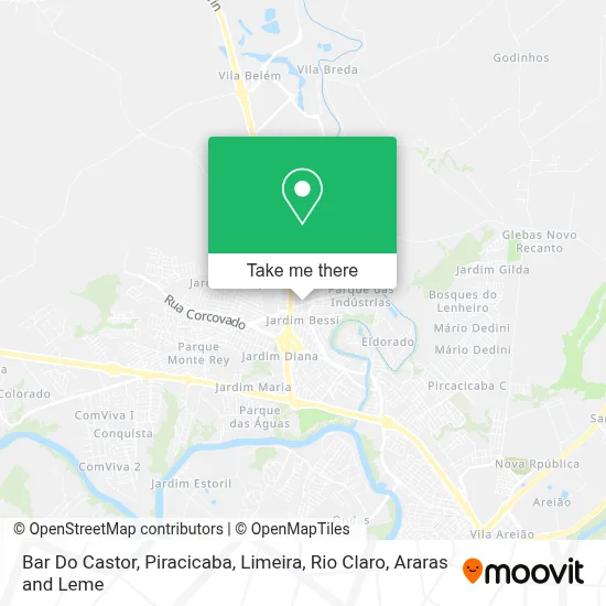 Bar Do Castor map