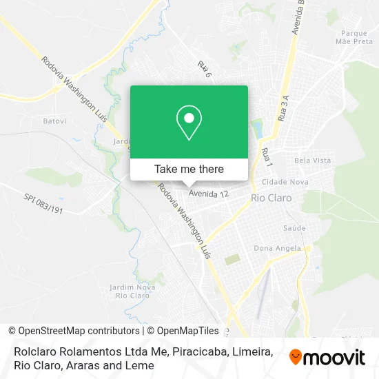 Rolclaro Rolamentos Ltda Me map