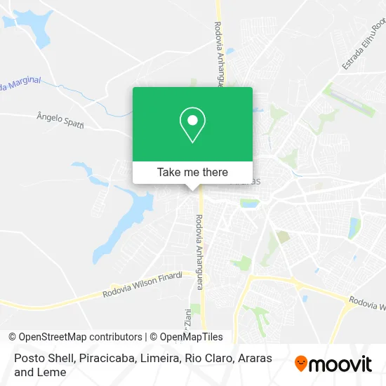 Posto Shell map