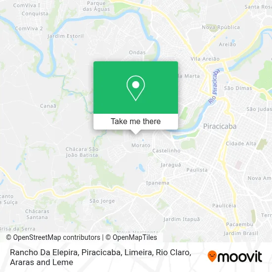 Rancho Da Elepira map