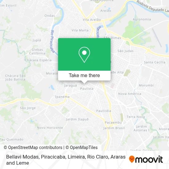 Bellavi Modas map