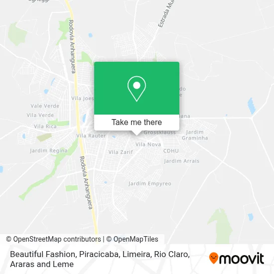 Bella Moda map