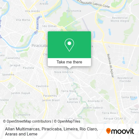 Allan Multimarcas map