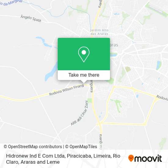 Hidronew Ind E Com Ltda map