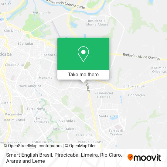 Smart English Brasil map