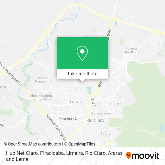 Hub Net Claro map