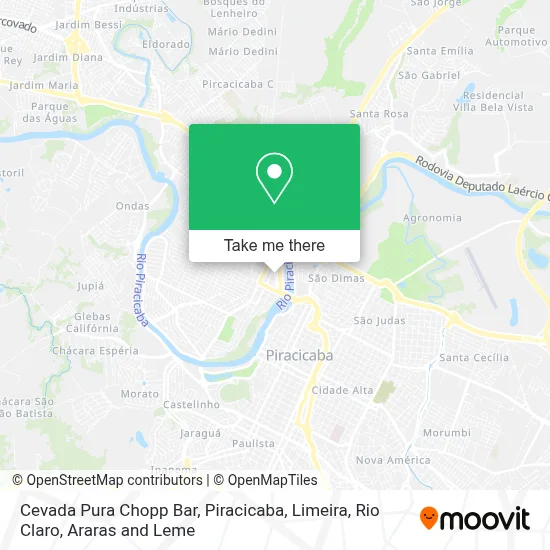 Cevada Pura Chopp Bar map