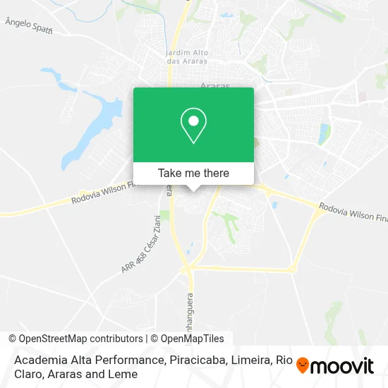 Academia Alta Performance map
