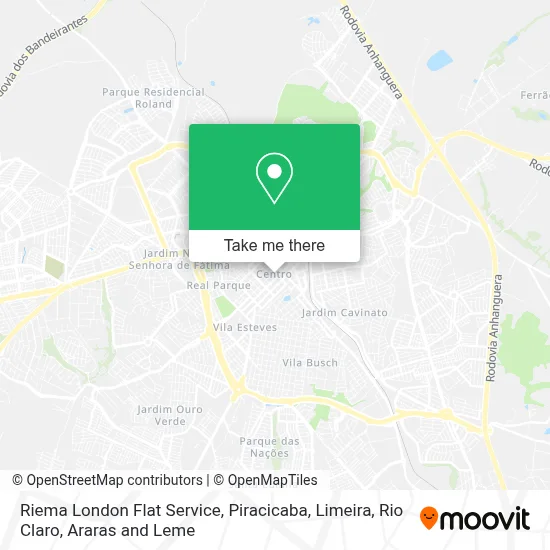 Riema London Flat Service map