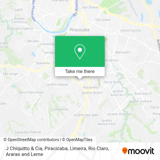 J Chiquitto & Cia map