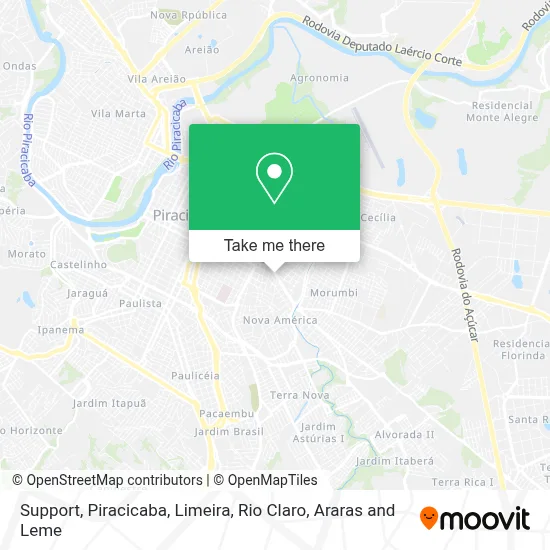 Support map
