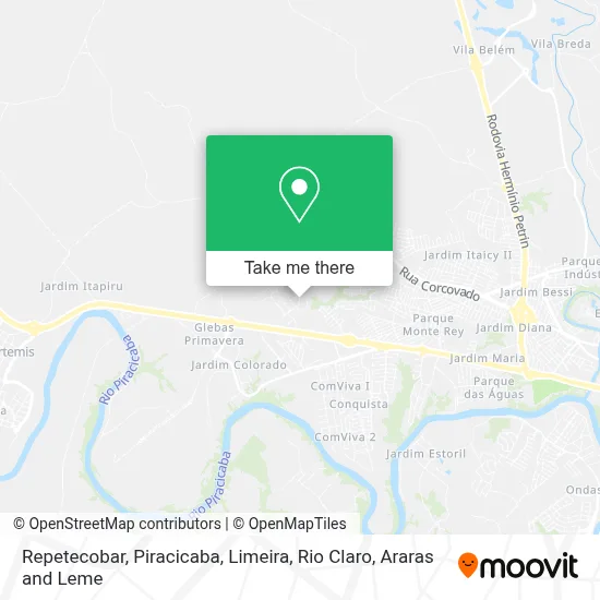 Repetecobar map