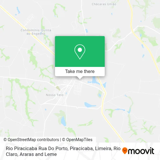 Rio Piracicaba Rua Do Porto map