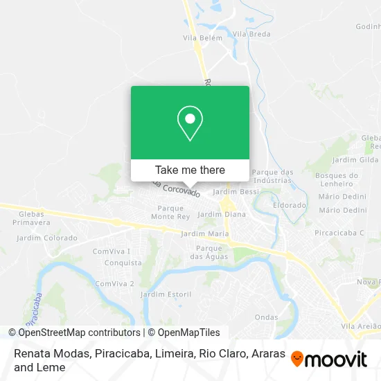 Renata Modas map
