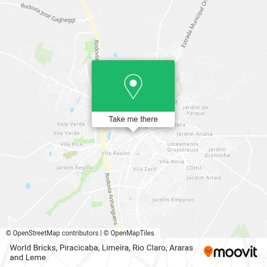 World Bricks map