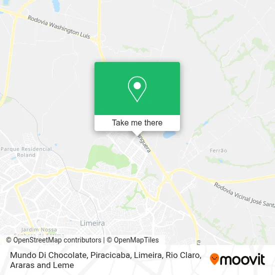Mundo Di Chocolate map