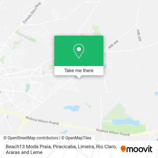 Beach13 Moda Praia map