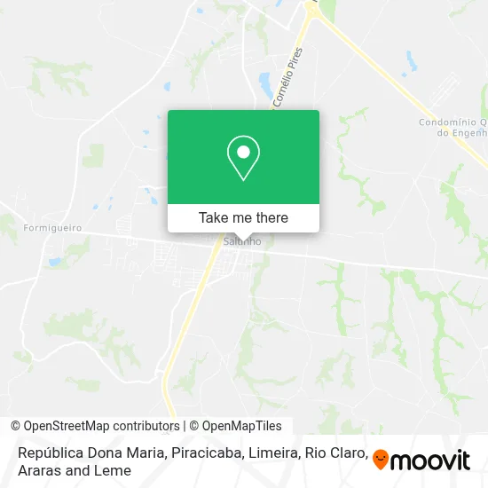 República Dona Maria map