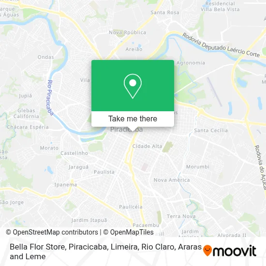 Bella Flor Store map