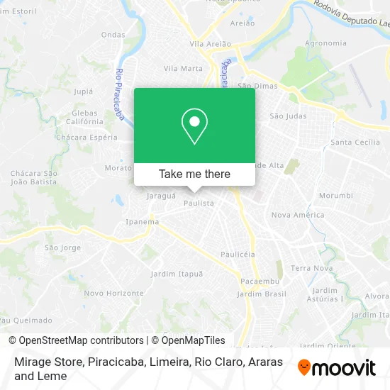 Mirage Store map