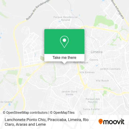 Lanchonete Ponto Chic map