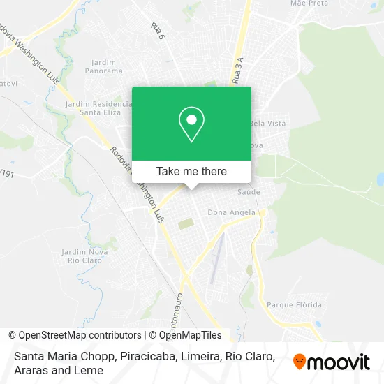 Santa Maria Chopp map