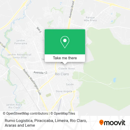 Rumo Logistica map
