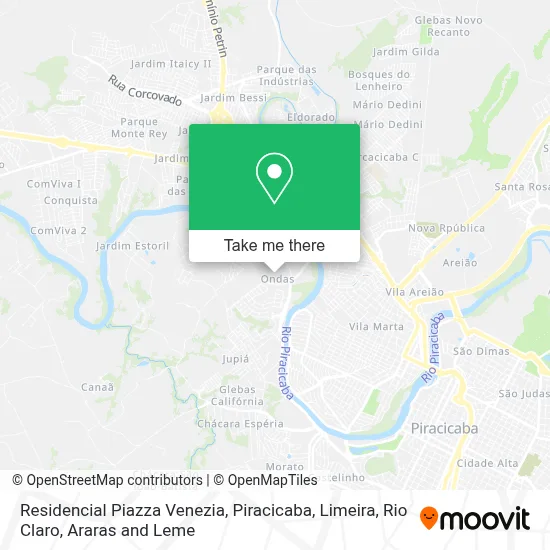 Residencial Piazza Venezia map