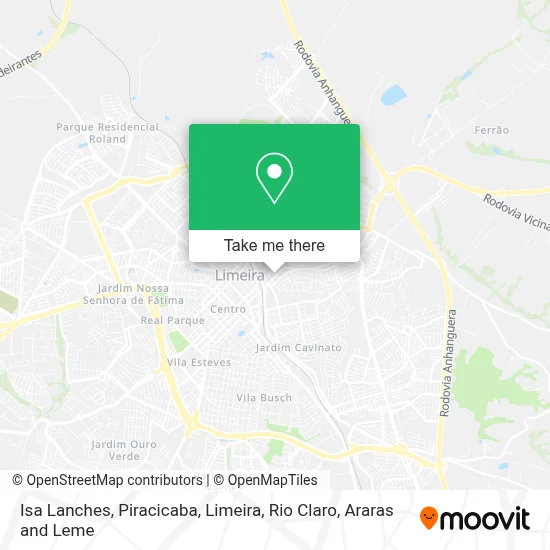 Isa Lanches map
