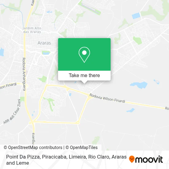 Point Da Pizza map