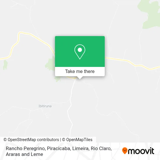Rancho Peregrino map