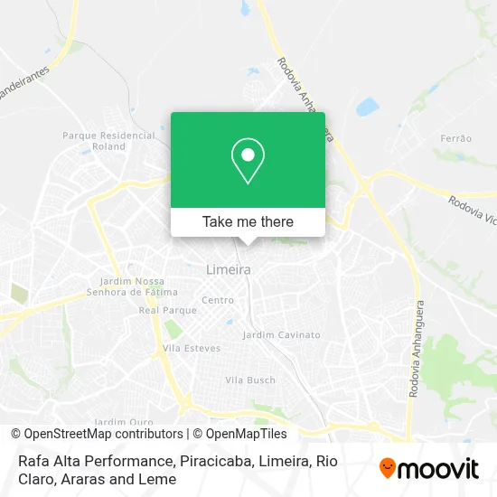 Rafa Alta Performance map