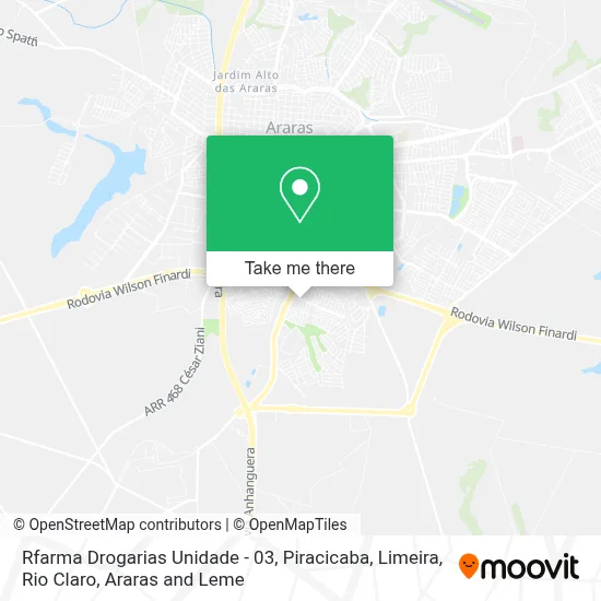Rfarma Drogarias Unidade - 03 map
